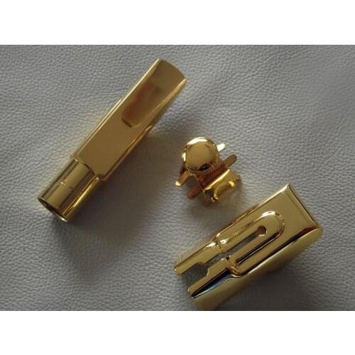 Metal Soprano Saxophone mouthpiece ligature and cap 6# 7# 8# 9