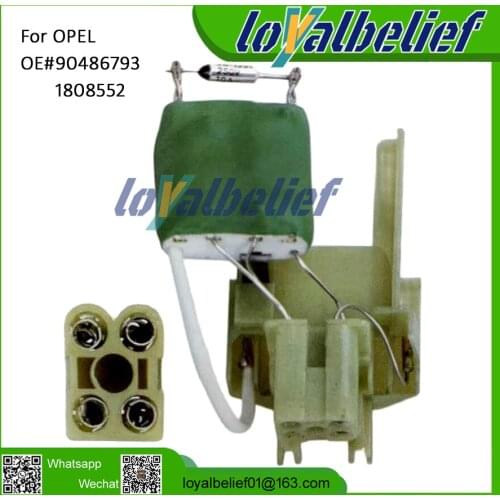 New Auto Heater Blower Motor Resistor For OPEL VAUXHALL CALIBRA VECTRA 90486793 1808552 blower control resistor