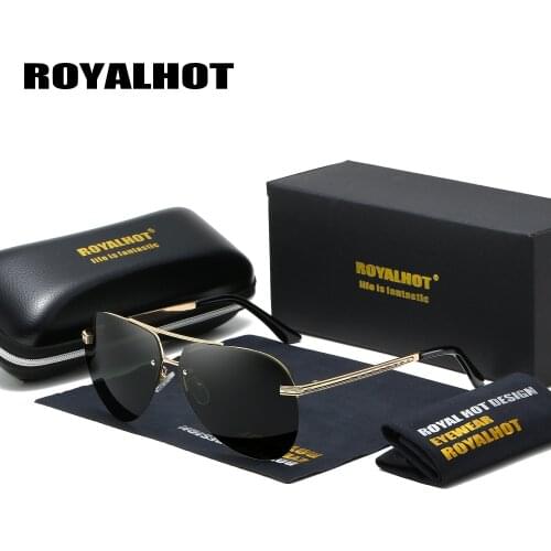 RoyalHot Men Women Polarized Aloy Oval Retro Frame Sunglasses Driving Sun Glasses Shades Oculos masculino Male 900161