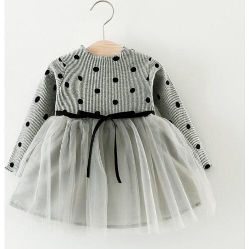 Baby Girls Clothes 2021 Autumn Dress full Sleeve Newborn Infant Dresses Cotton Toddler Dresses for Baby Girls 1-4T