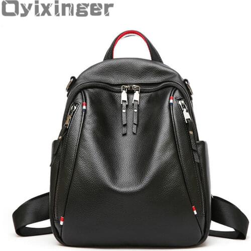 Oyixinger Women's Leather Backpacks