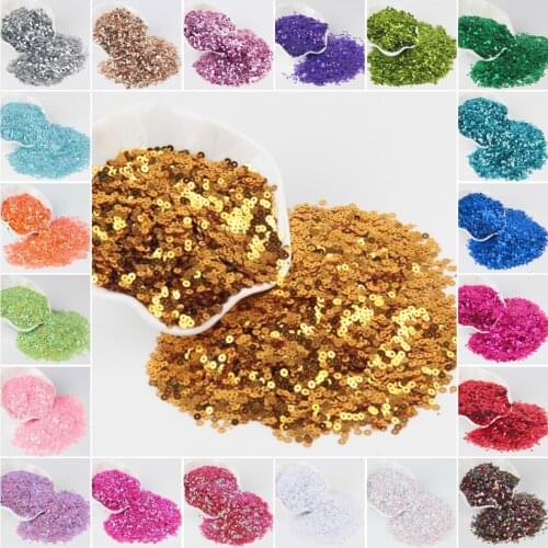 Sequins 3mm Flat Round PVC Loose Sequin for Crafts Paillette Sewing Decoration DIY Accessory Lentejuelas Para Coser 10g