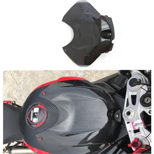 Front Fuel Tank Cover For BMW S1000RR 2015 2016 2017 2018 Motorcycle ABS Plastic Carbon Color Fairing Fuel Tank Guard Protection
