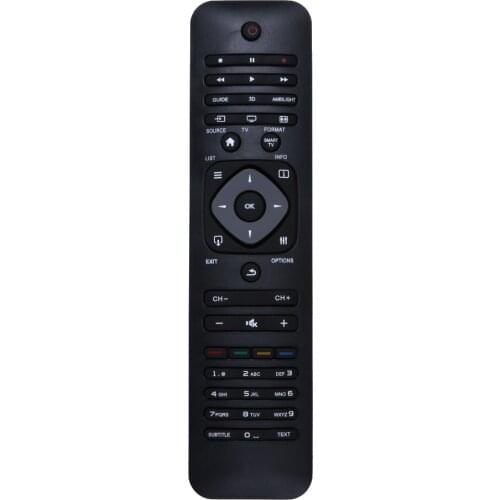 1pc 3D Universal Black Replacement Controller Digital TV Remote Control Suitable For Philips TV Smart LCD LED HD