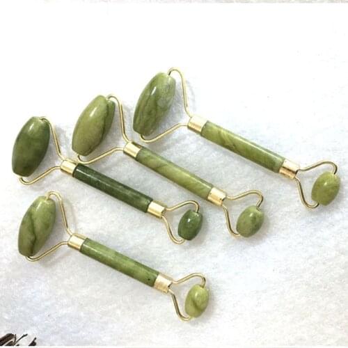 Double Head Facial Massage Roller Jade Face Slimming Body Head Neck Nature a Device