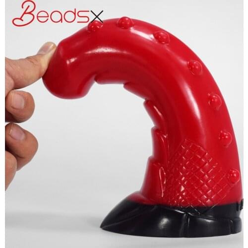 Sex Health Soft Huge Long 22.3cm Anal Plug Male Silicone Large Dildos Masturbation Sex Toys For Men And Women Massage Vagina