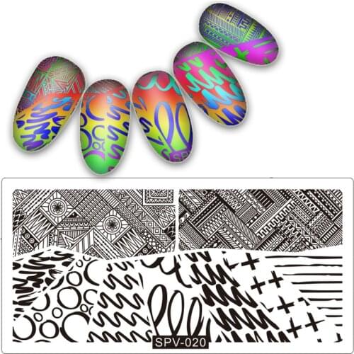 Mandala Flowers Nail Art Stainless Plate Image Stamping Plates DIY Manicure Printing Template Plate Tool