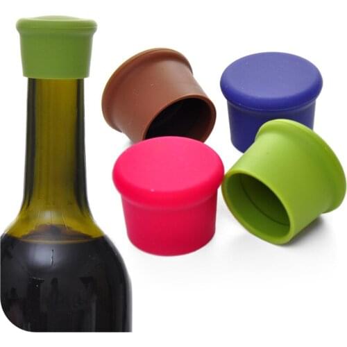 Silicone Wine Bottle Stoppers Approved Food Grade Silicone Durable Flexible Wine Bottle Stopper