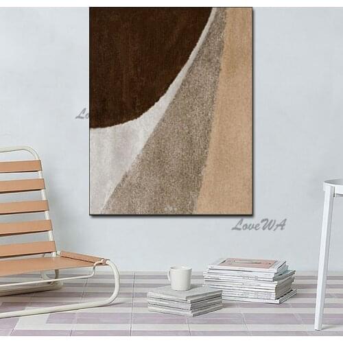 Modern Simple Handmade Abstract Oil Painting New Arrival Showpiece For Home Decoration On Canvas Picture Wall Art Unframed