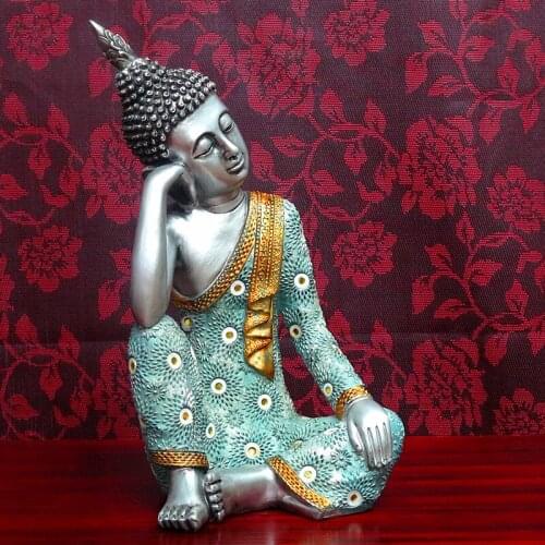 Thai Buddha Statue Decoration Home Accessories Thai Crafts Beauty Salon Yoga Club Buddha Furnishings