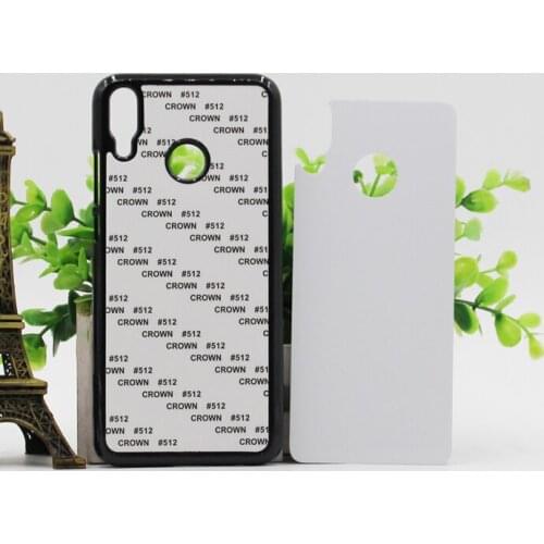 Wtsfwf DIY 2D Sublimation hard PC Blank Case for Huawei Y9 2019 With Aluminum Inserts 10pcs/lot