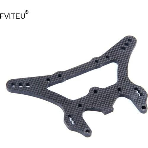 FVITEU 5mm Carbon fiber rear shock brace for 1/5 losi 5ive-T Rovan LT King Motor X2