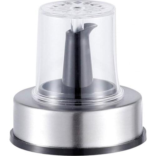 2Pcs 45mm Stainless Steel Oil Vinegar Bottles Stoppers Pourers Plugs Dispensers