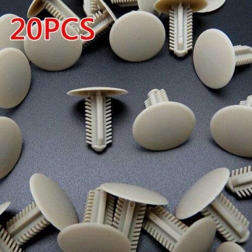 20 Roof Headliner Clip Trim Panel Retainer Nylon Fastener For Toyota 63399-26050 High Quality