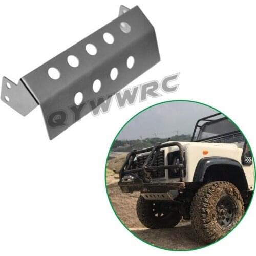 D90/D110/D130 Stainless Steel Chassis Armor Axle Protection Board For 1/10 RC Crawler CarD90 RC4WD Metal Anti-Skid Upgrade Parts