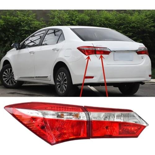 For Toyota Corolla rear tail light assembly 14-18 car tail light LED brake light turn signal reversing light