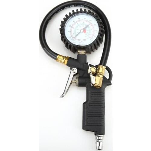 Digital Car Vehicle Tire Pressure Meter Air Inflator Gauge Nozzles Tester Tool