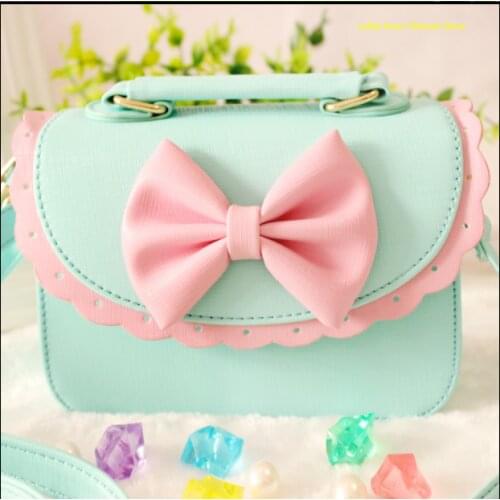 Lolita Game console pain bag cotton baby bag Girl Messenger Bags Cosplay Transparent Dolls Display Handbag Shoulder Bag Harajuku