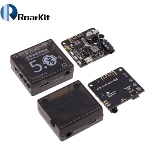 Mini Bluetooth 5.0 Decoder Board Audio Receiver BT5.0 PRO MP3 Lossless Player Wireless Stereo Music Amplifier Module With Case