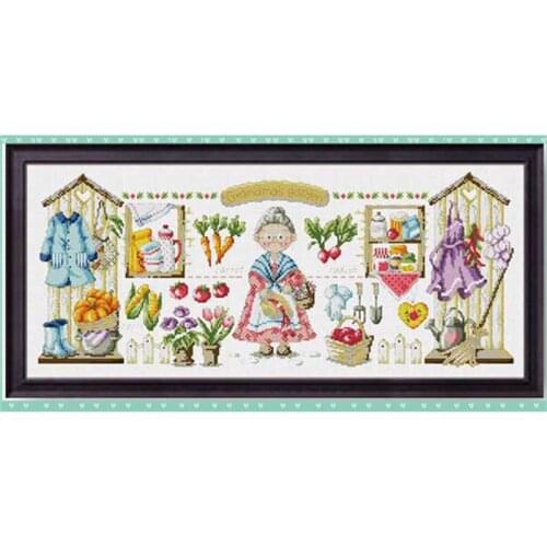 G117 Stich Cross Stitch Kits Craft Packages Cotton Fabric Floss Counted New Designs Needlework Embroidery Cross-Stitching