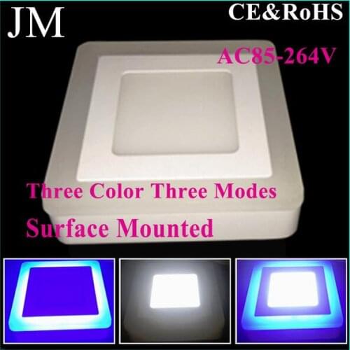 New Arrival 6W 9W 18W 24W 3 Model LED Panel Downlight LED Ceiling Lighting Spot Lamp White and Blue Lights