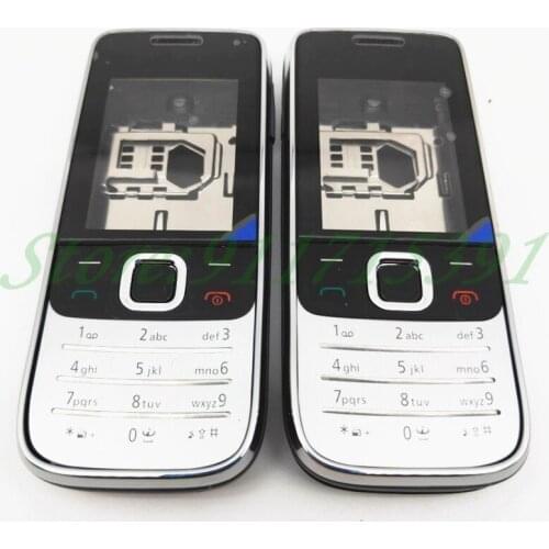 New Full Housing For Nokia 2730C 2730 Front Faceplate Frame Cover Case+Back Cover/battery Door Cover+Keypad