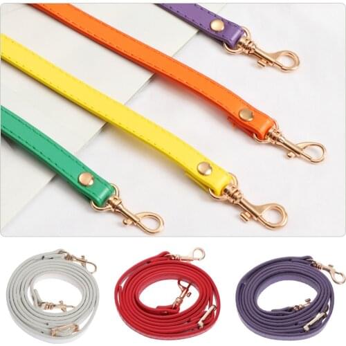 New Adjustable Strap for Bags Handbag Fashion PU Leather Belts Replacement Shoulder Bag Crossbody Strap Colorful Purse Handle