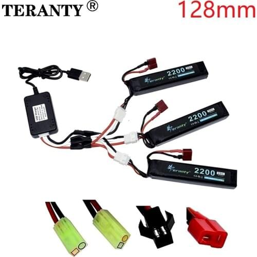 Upgrade 35C Max 50C 3S 2200mAh 11.1V Water gun Lipo Battery Mini Airsoft gun RC Helicopter Quadcopters Cars Toys with Charger