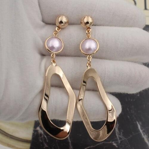 Crystal punk hip hop hyperbole statement hollow out irregular dangle earrings for women girls gifts jewelry high quality fce019