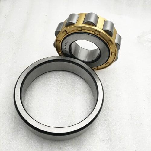 SHLNZB Bearing 1Pcs N408 N408E N408M N408EM N408ECM C3 40*110*27mm Brass Cage Cylindrical Roller Bearings