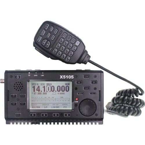 Xiegu X5105 OUTDOOR VERSION 0.5-30MHz 50-54MHz 5W 3800mAh HF TRANSCEIVER with IF Output All Bands Covering SSB CW AM FM RTTY PSK