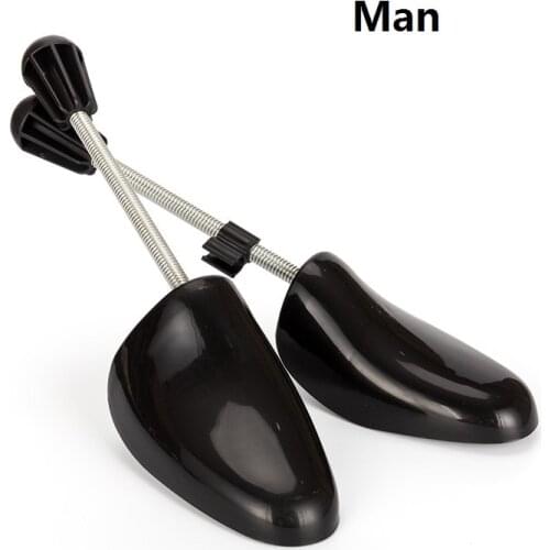 1 Pair Fits Fixed Shoe Support Stretcher Toe Cap Shaper Plastic Spring Men Shoes Trees Shaped Fixed Shoes without Distortion