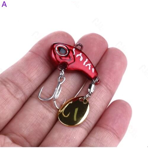 1Pcs Rotating Metal VIB vibration Bait Spinner Spoon Fishing Lures 9g 16g 21g Jigs Trout Winter Fishing Hard Baits Tackle Pesca