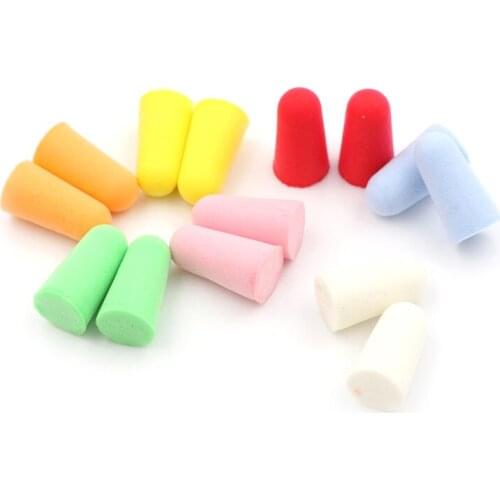 New 10 Pair PU Foam Ear Plugs Anti Noise Snore Earplugs Comfortable For Study Sleep