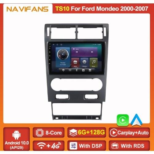 Android 11 Auto Carplay DSP Car Radio For Ford Mondeo 3 2000 2001 2003 - 2007 Multimedia Video Player GPS Audio Stereo 4G Wifi