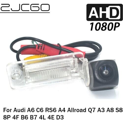 ZJCGO Car Rear View Reverse Backup Parking Reversing Camera for Audi A6 C6 RS6 A4 Allroad Q7 A3 A8 S8 8P 4F B6 B7 4L 4E D3