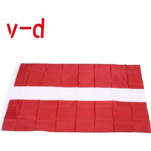 Free shipping xvggdg 90x150cm Latvia flag 3x5 Feet Super Poly football FLAG Indoor Outdoor Polyester Flag