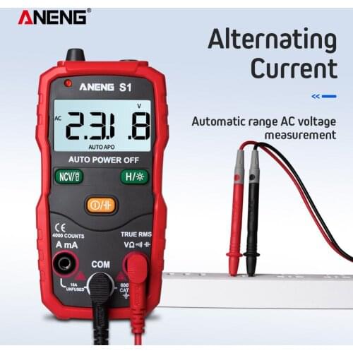 ANENG S1 Digital Multimeter True RMS Auto Range Professional LCD automatic Smart Multimeters Voltage Ammeter Tester