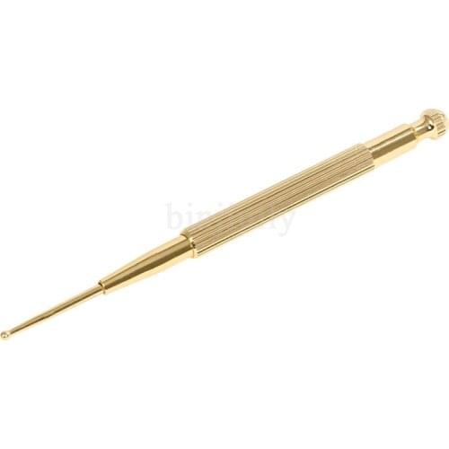 Flexible Brass Copper Ear Massage Acupuncture Probe Acupoint Detecting Pen probe Stick Needle Massager Reflex Ear Press Seeds