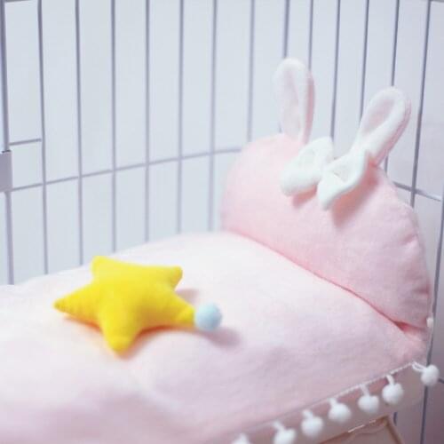 Rabbit Cotton Pad Chinchilla Guinea Pig Rabbit Bed Warm Small Pet Bed Small Pet Accessories Rabbit Cage Landscaping Supplies