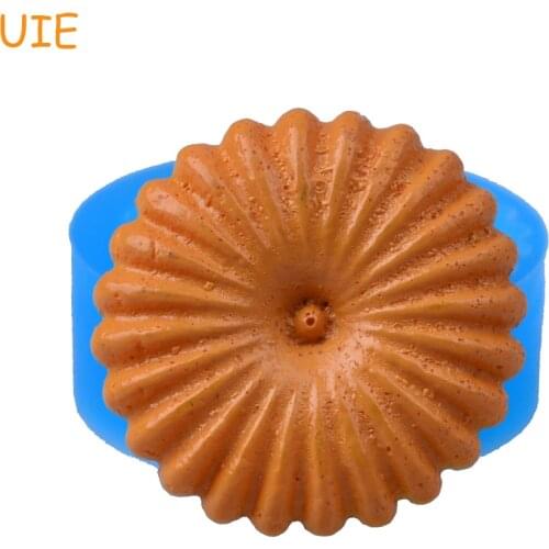 QYL036U 26.6mm Round Cookie Silicone Mold - Sugarcraft, Cake Decoration, Fondant, Chocolate, DIY Biscuit Baking, Resin Clay
