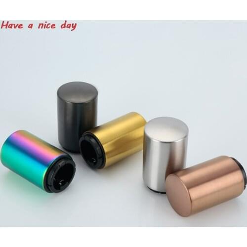 Magnetic Automatic Beer Opener Stainless Steel Bottle Opener Portable Magnet Wine Openers Bar Tools Magnetische Bier Flesopener