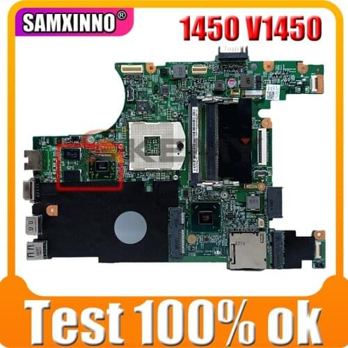 Laptop motherboard for DELL VOSTRO 1450 V1450 14R N4050 PC Mainboard HM65 01X1HJ Tested Send after passing the test