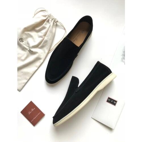 High quality Suede Casual Men Shoes Outdoor Slip On Lazy Loafers Simple Cozy Leisure Mules Multicolor Driving Walk Shoes for Men