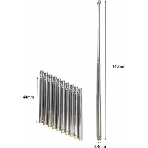 New Arrivals 2pcs telescopic antenna telecontrol antenna durable aerial for door garage remote 140mm long