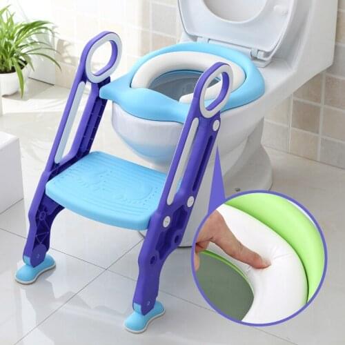 Plastic Children Toilet Baby Boy Toilet Chair Step Stools Toilet Training Baby Potty Ladder Child Toilet Lap Large Size