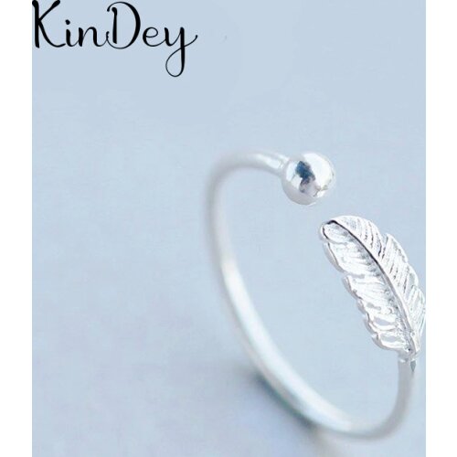 Romantic Charming Open Feather Ring for Women Vintage Boho Knuckle Party Rings Gothic Punk Jewelry Gifts for Girls 2021