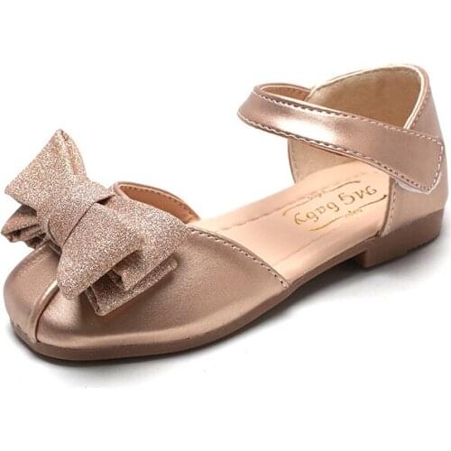 Girls Little Princess Performance Sandals Childrens Bow Princess Sandals New Casual Single Shoes Spring Summer Kids Shoes E573