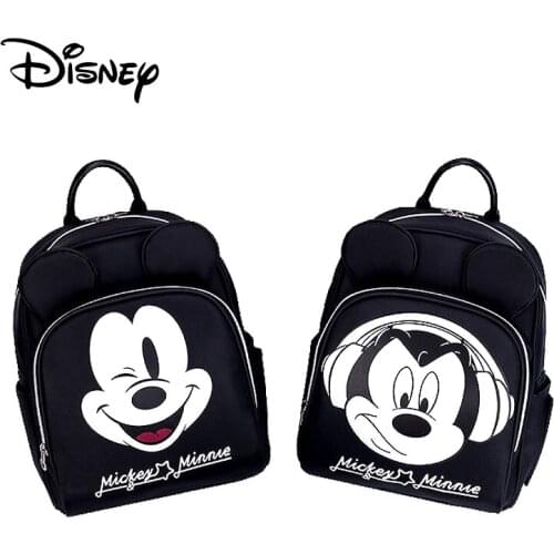 Disney Mummy Bag Multi-function Large-capacity Baby Diaper Bag Hand-held Waterproof Bag Collect Bag Traval Mickey Mouse Backpack