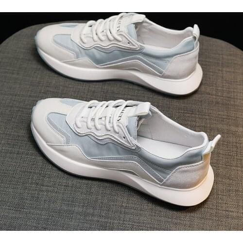 Feet Unfettered Thick-Soled White Shoes 2021 New Summer Thin Section Comfortable Casual Breathable Forrest Gump Shoes Women